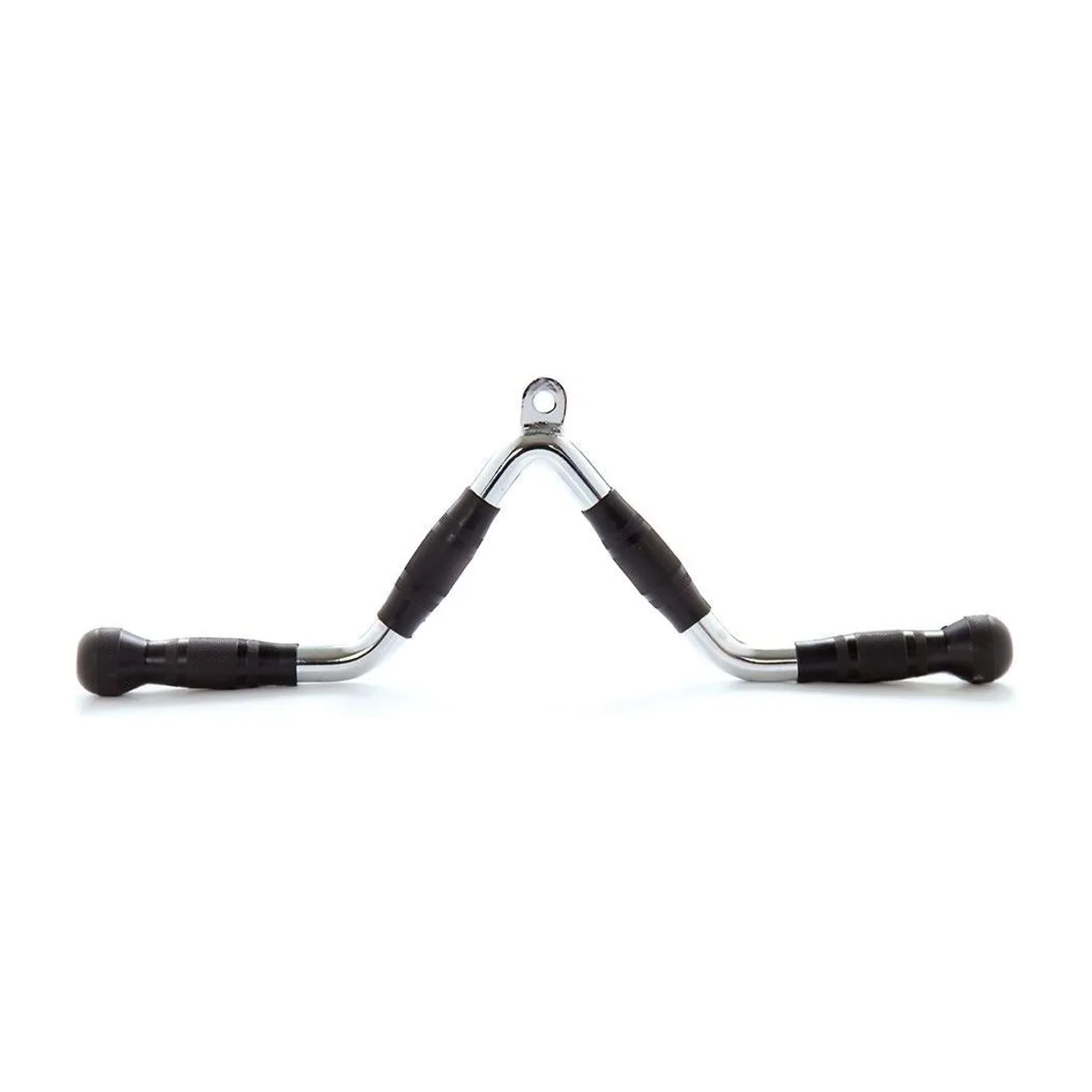 Pulse Fitness UK Club Line Tricep V Bar Club Line Bar (Chrome Plated) with Moulded Handgrips