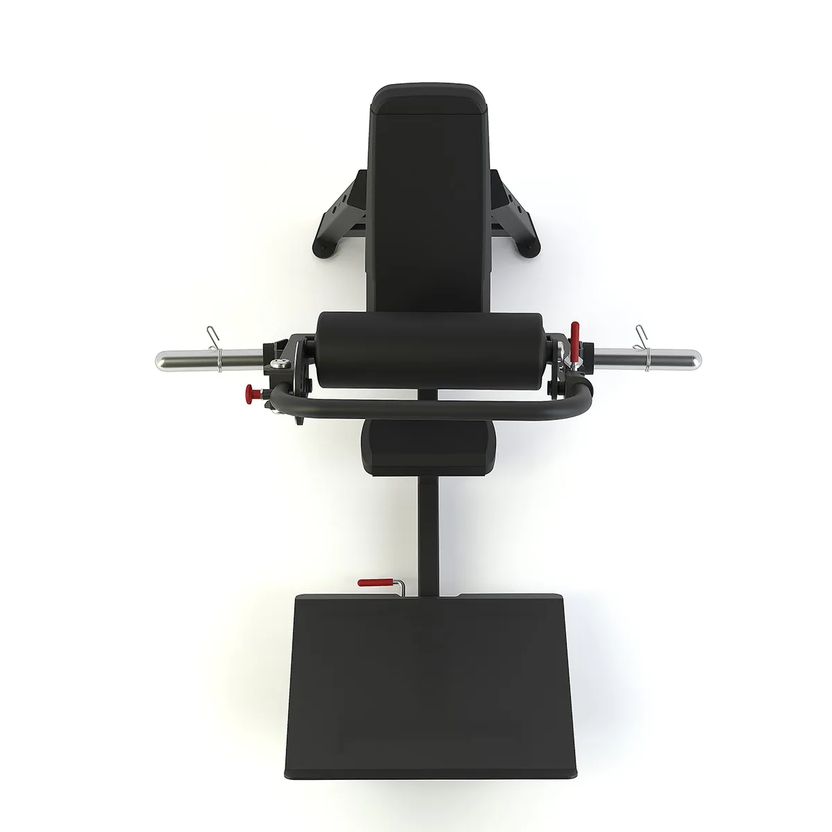 Pulse Fitness UK Club Line Plate-Loaded Hip Thrust (Black Upholstery), view 4