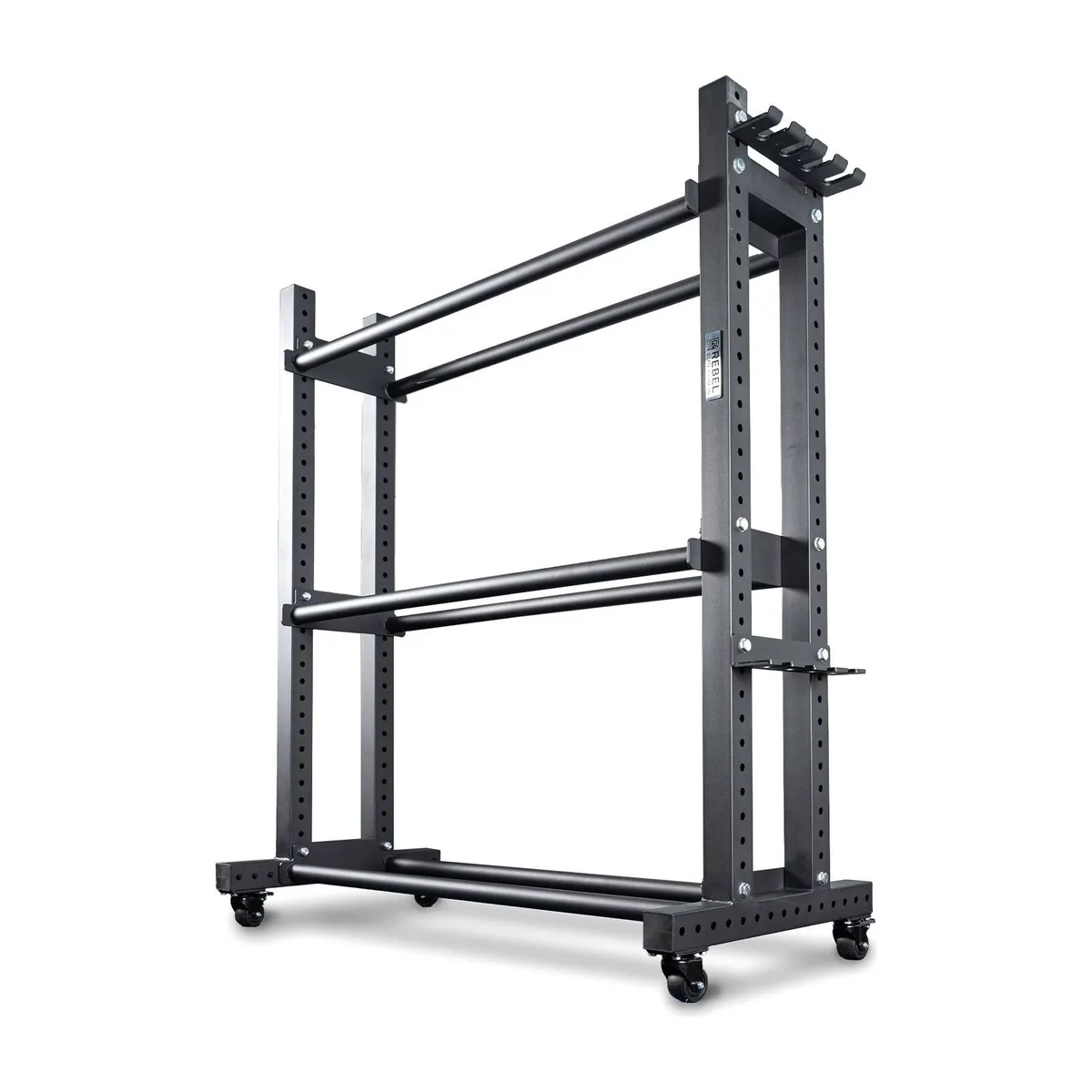 Rebel 3-Tier Mobile Barbell and Accessory Rack