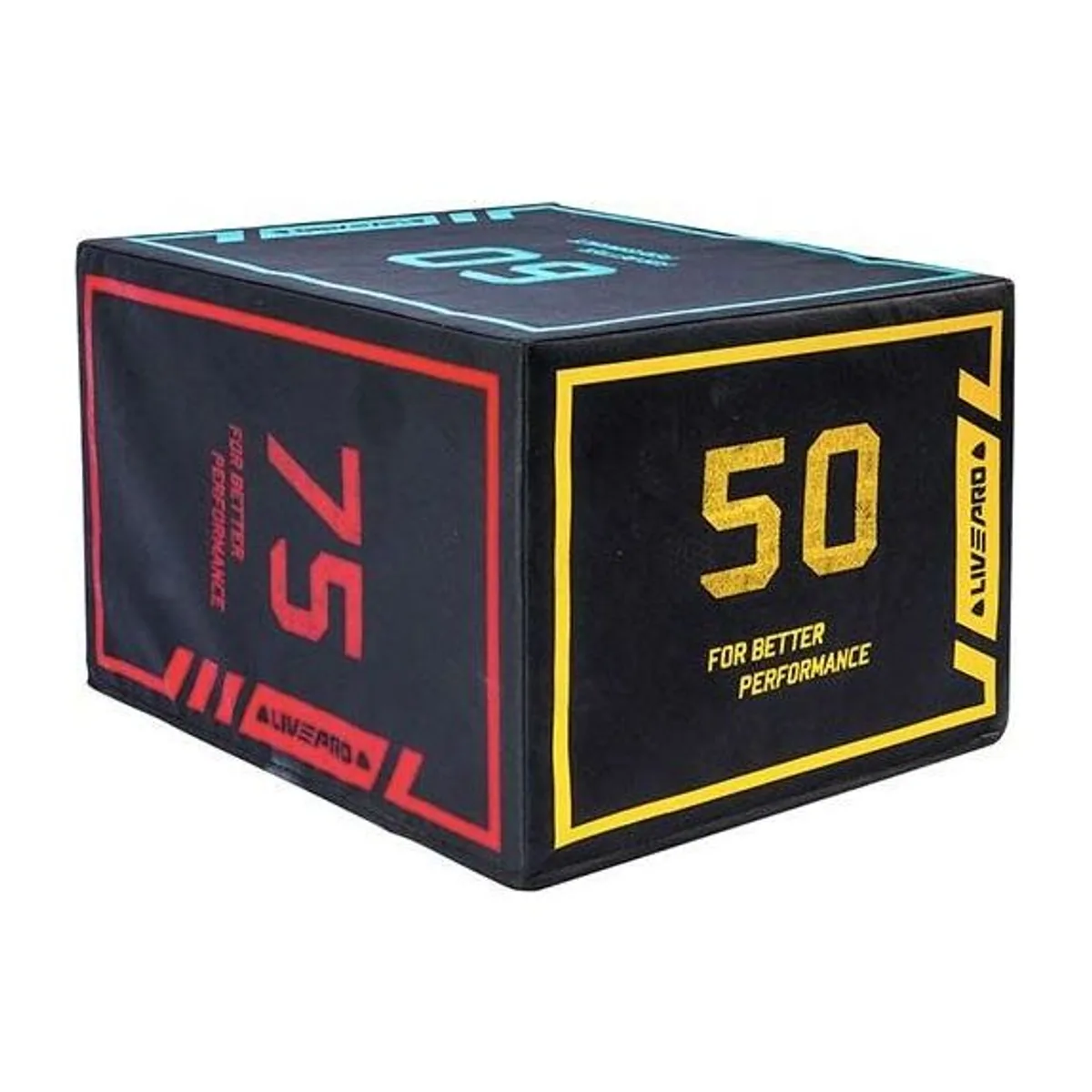 LivePro 3-IN 1 Pro-Duty Soft Plyometric box 51*61*76CM,21KG, view 3