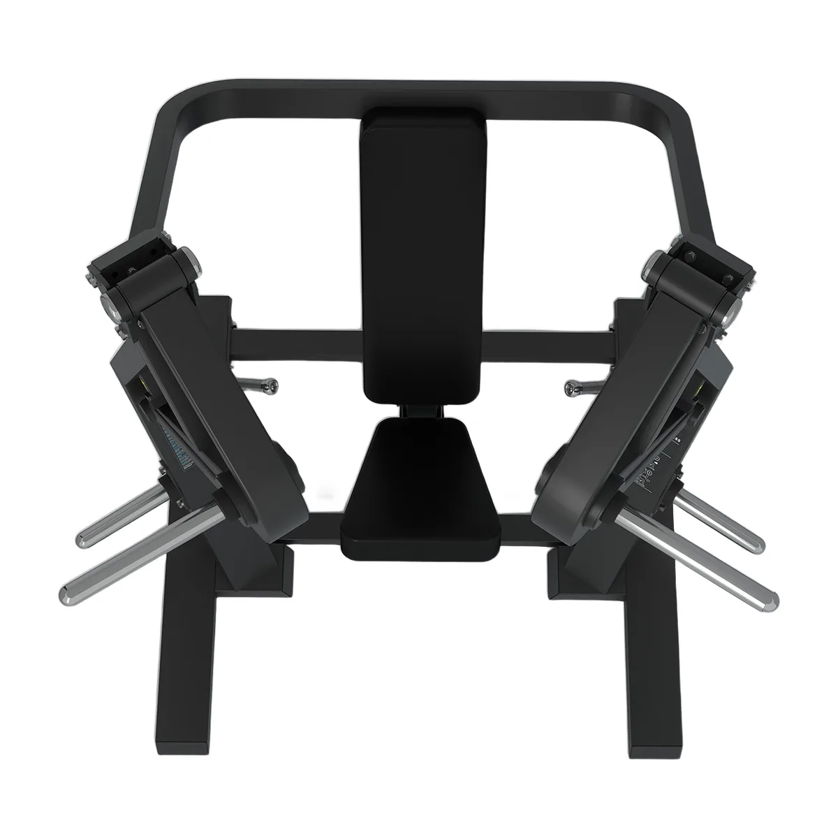 Pulse Fitness UK Club Line Plate-Loaded Wide Chest Press (Black Upholstery), view 2