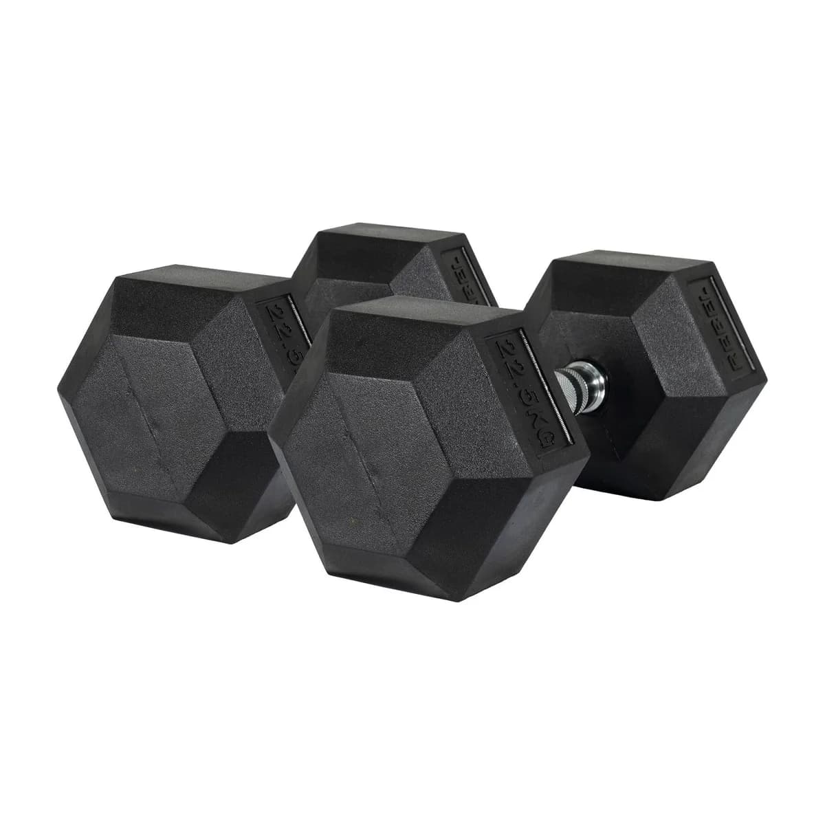 Rebel Rubber Hex Dumbbell 25kg, view 2