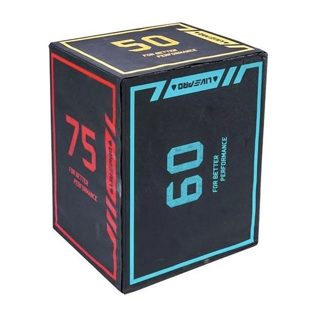LivePro 3-IN 1 Pro-Duty Soft Plyometric box 51*61*76CM,21KG, view 2