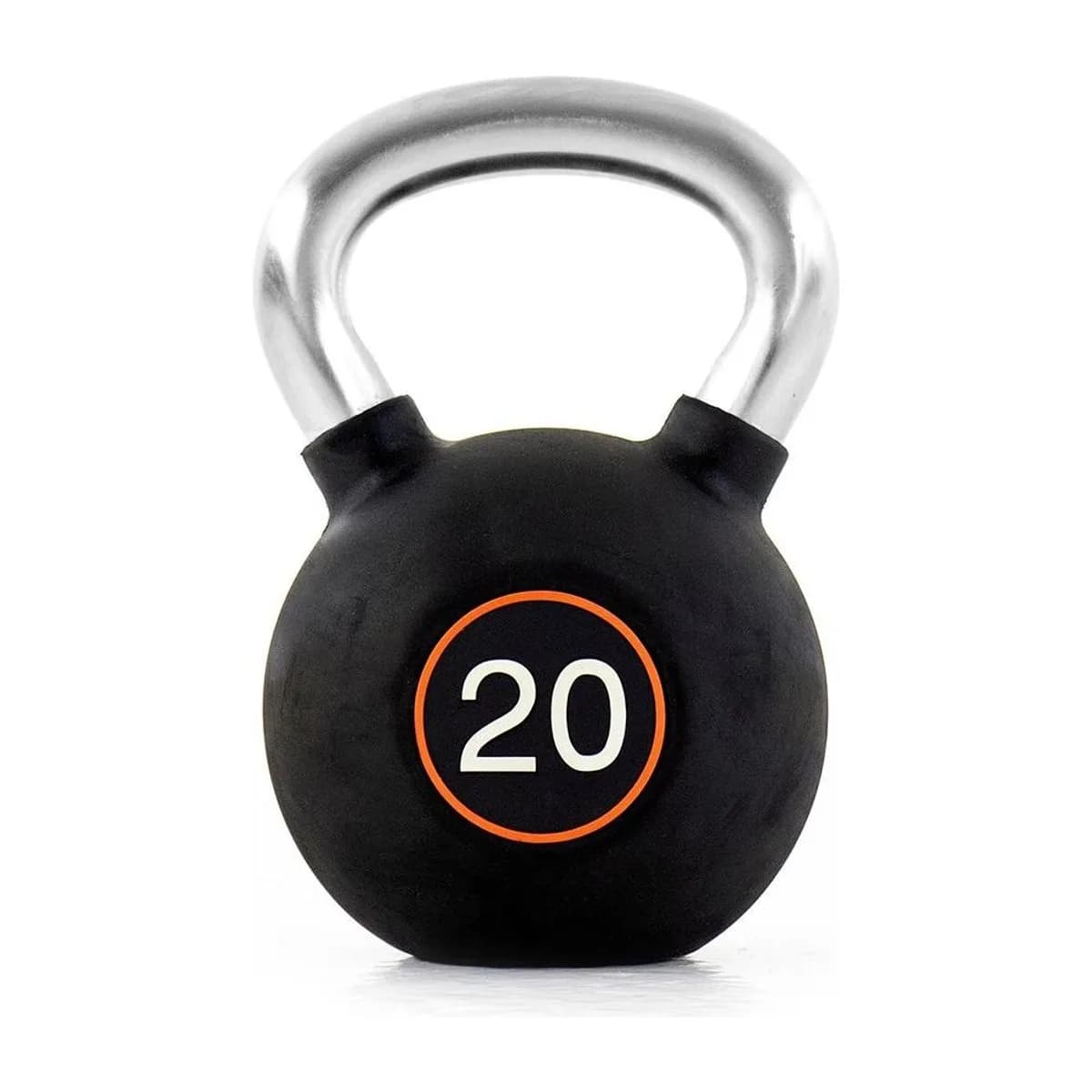 Pulse Fitness UK Club Line Rubber Kettlebell 20kg