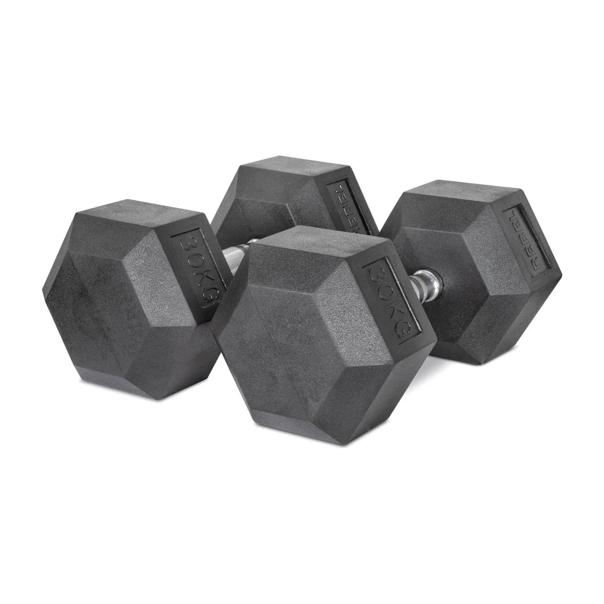 Rebel Rubber Hex Dumbbell 32.5kg
