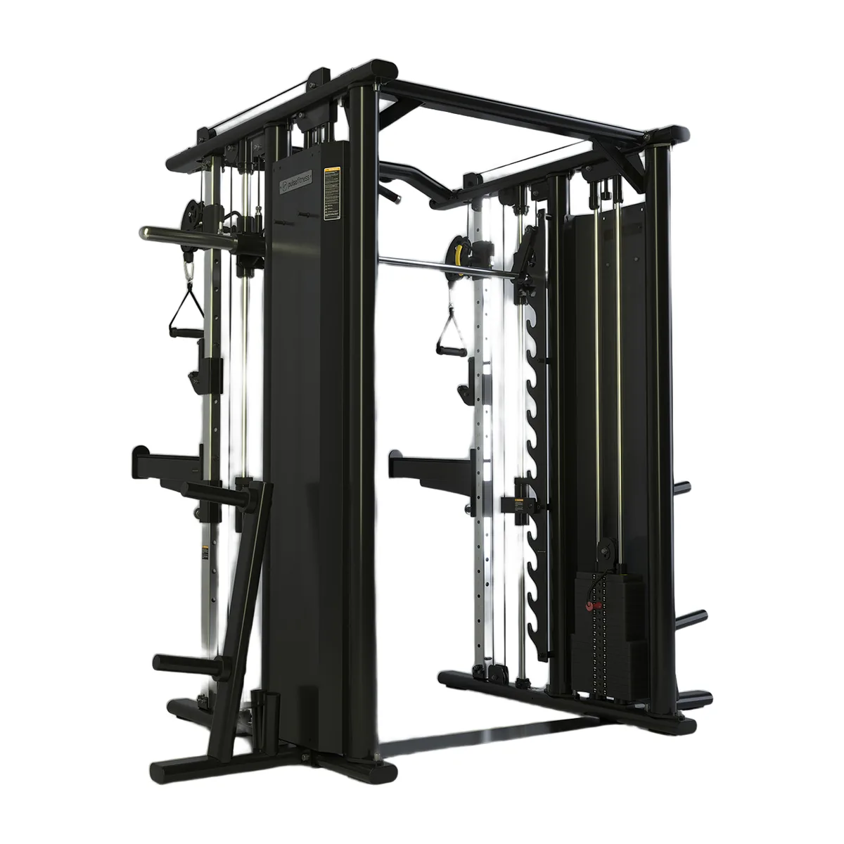 Pulse Fitness UK Club Line Multi-Functional Trainer Rack with Plate Storage, view 2
