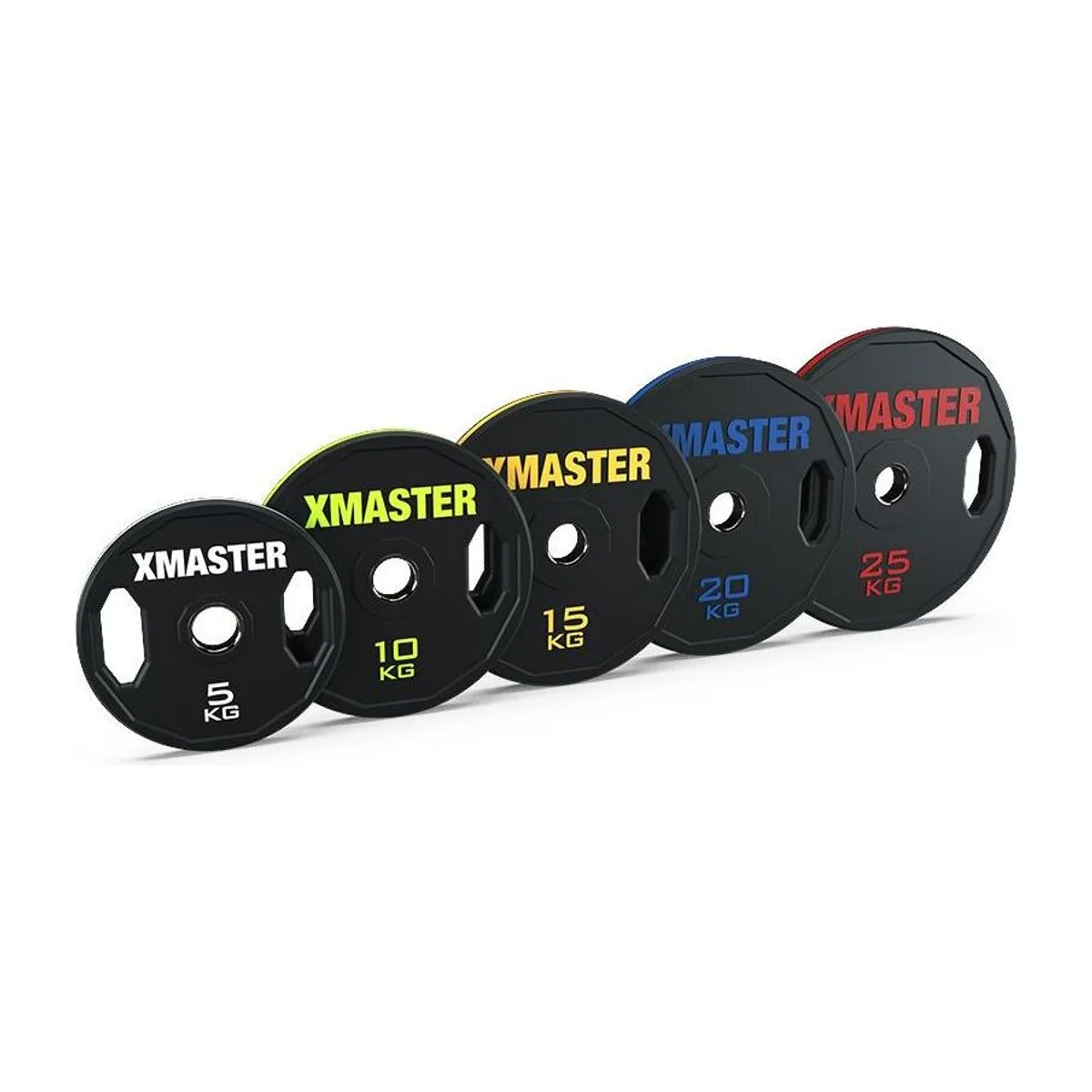 Xmaster Hand Grip Bumper Plate 10kg, view 2