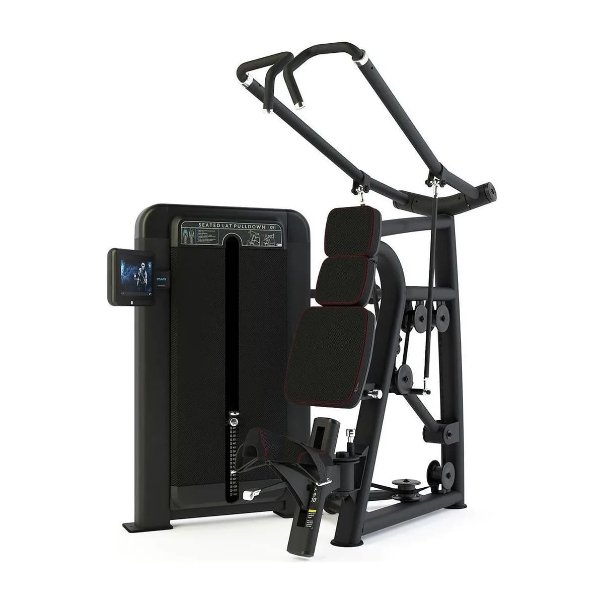 Pulse Fitness UK Premium Seated Lat Pulldown (10.1" Touch) 100kg Stack