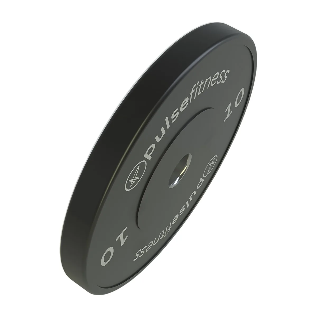Pulse Fitness UK Classic Training Bumper Plate 10kg Black