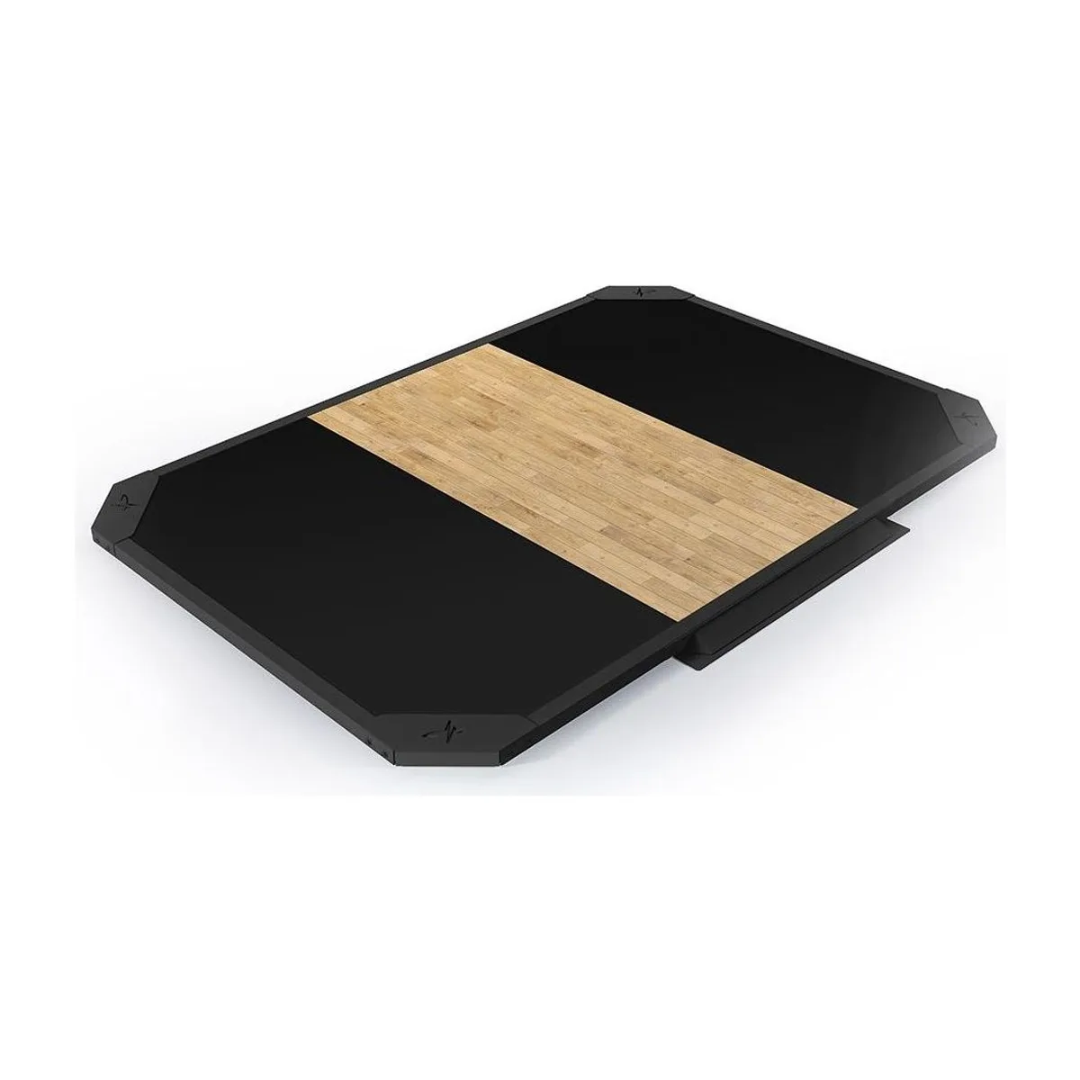 Pulse Fitness UK Olympic Lifting Platform Oak/Rubber 3.0x2.0m