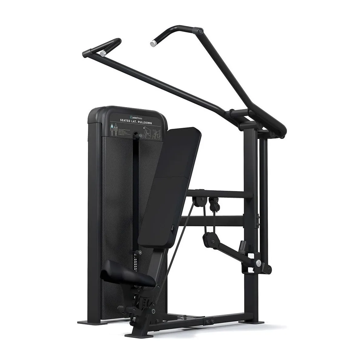 Pulse Fitness UK Classic Seated Lat Pulldown (Dependent Arm), 100kg Stack