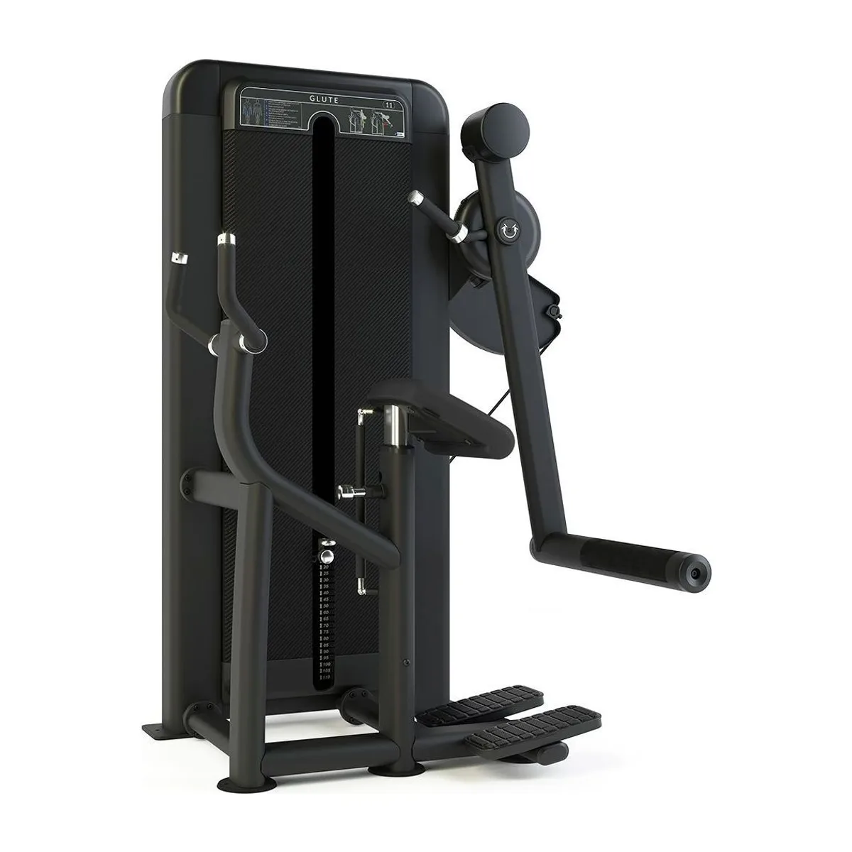 Pulse Fitness UK Club Line Glute Carbon Upholstery