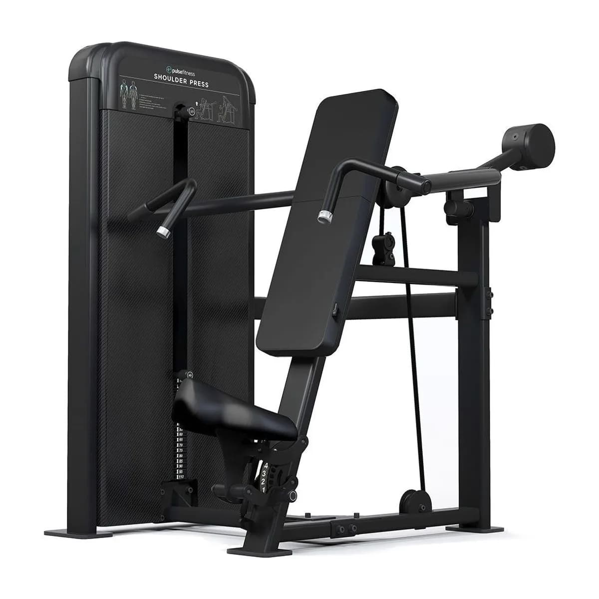 Pulse Fitness UK Classic Shoulder Press (Dependent Arm), 145kg Stack