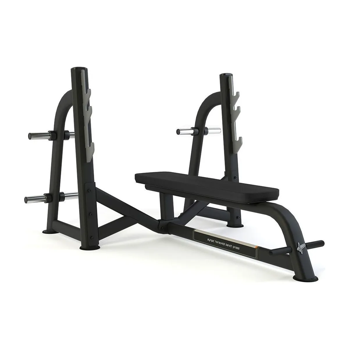 Pulse Fitness UK Club Line Olympic Horizontal Bench Press (Black Upholstery)