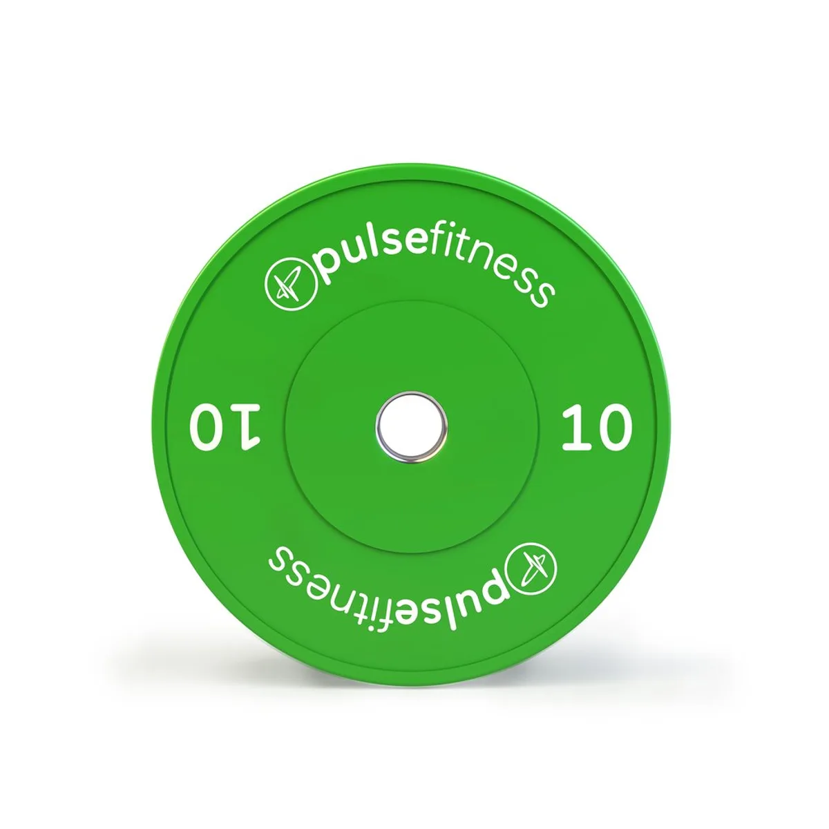 Pulse Fitness UK Classic Training Bumper Plate 10kg Green
