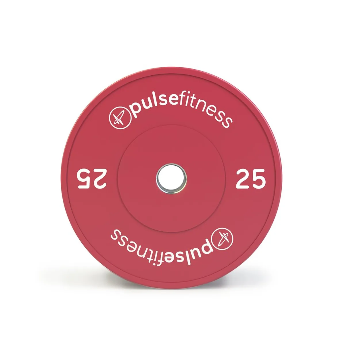 Pulse Fitness UK Classic Training Bumper Plate 25kg Red