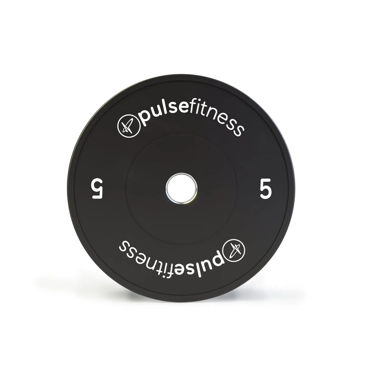 Pulse Fitness UK Classic Training Bumper Plate 5kg Black, view 2
