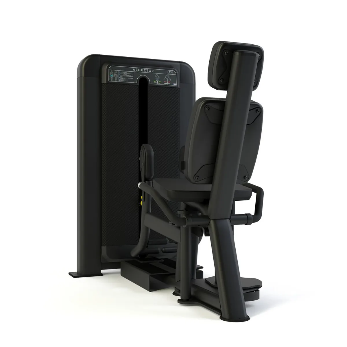 Pulse Fitness UK Club Line Inclusive Abductor (Independent Leg) IFI, 100kg Stack (Carbon Fibre)