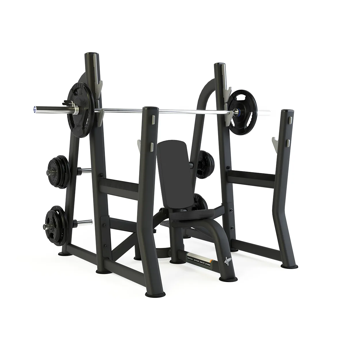 Pulse Fitness UK Club Line Olympic Vertical Bench Press (Carbon Upholstery), view 2