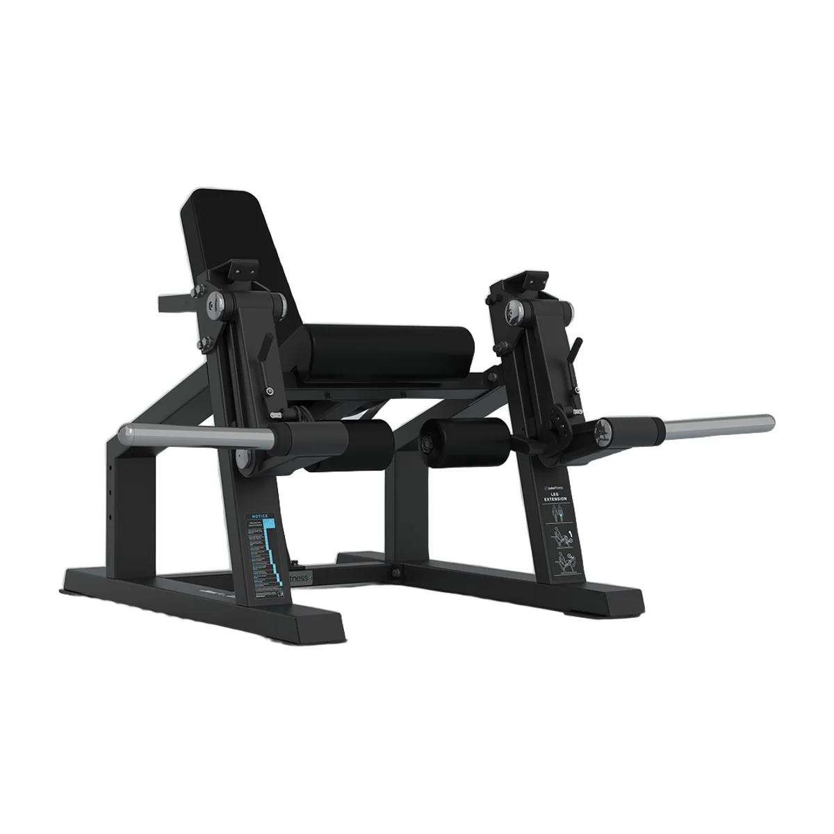 Pulse Fitness UK Club Line Plate-Loaded Leg Extension (Black Upholstery)