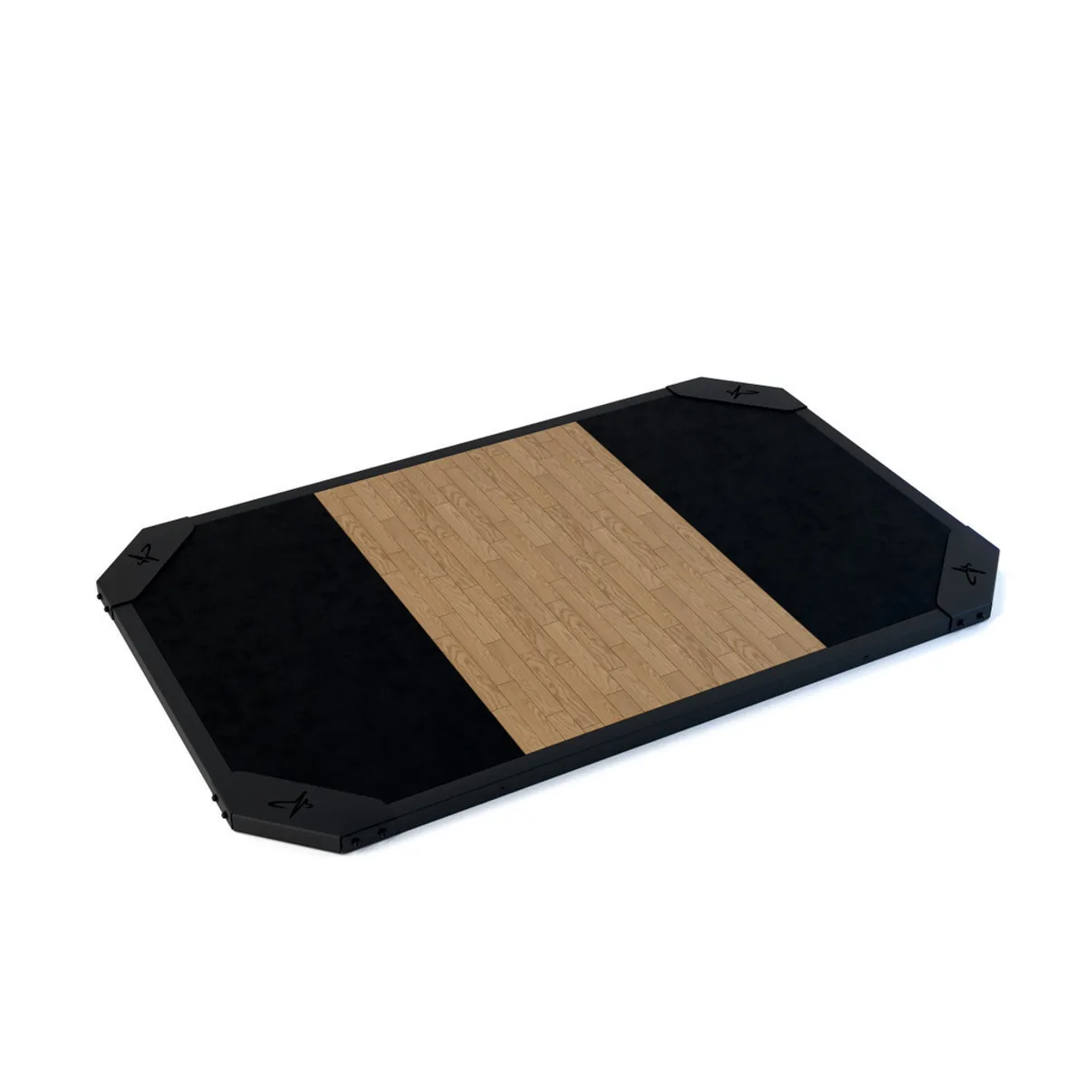 Pulse Fitness UK Olympic Lifting Platform Oak/Rubber 2.4x1.5m