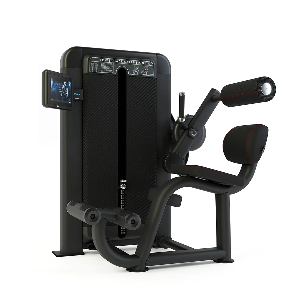Pulse Fitness UK Premium Lower Back Extension Dual Upholstery Illuminated Stack