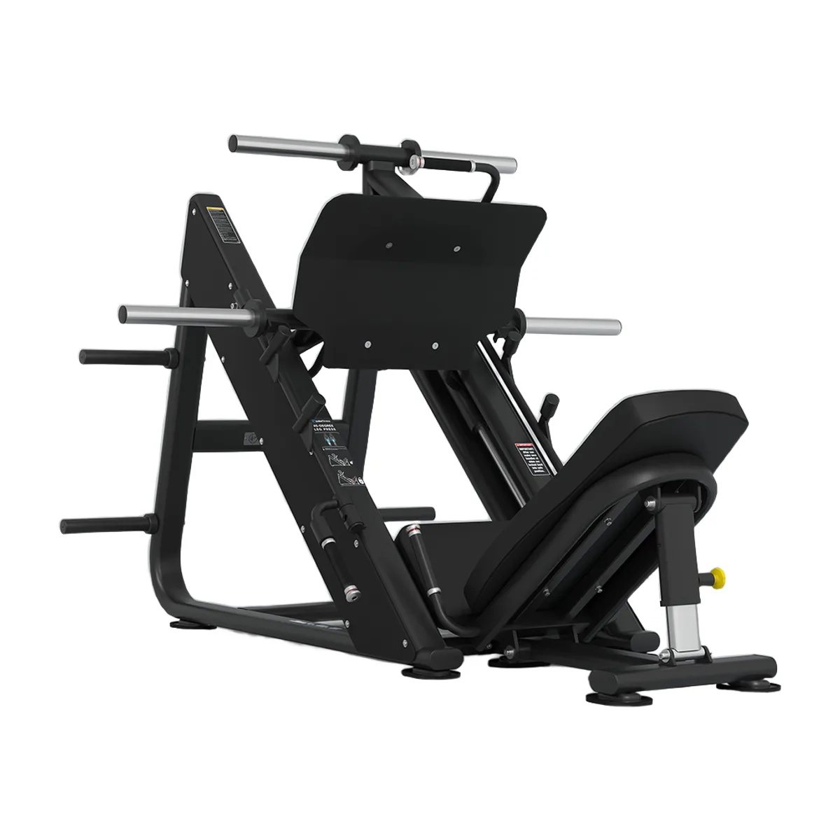Pulse Fitness UK Premium Plate-Loaded 45-Degree Leg Press (QR Code Decal)