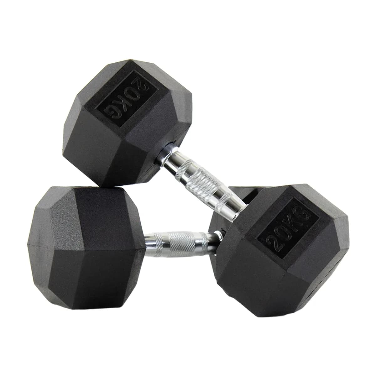 Pulse Fitness UK Premium Polyurethane Covered Kettlebell Set on a Double-Tier (Horizontal) Dumbbell Rack (holds 10 Kettlebells)