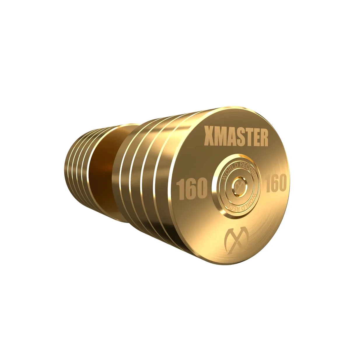 Xmaster 160KG Customized Gold Dumbbells