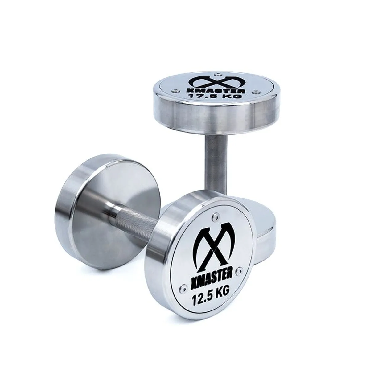 Xmaster Chrome Fixed Steel Dumbbells (SET)