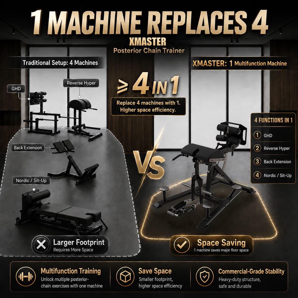 Xmaster ; GHD Posterior-Chain Trainer
