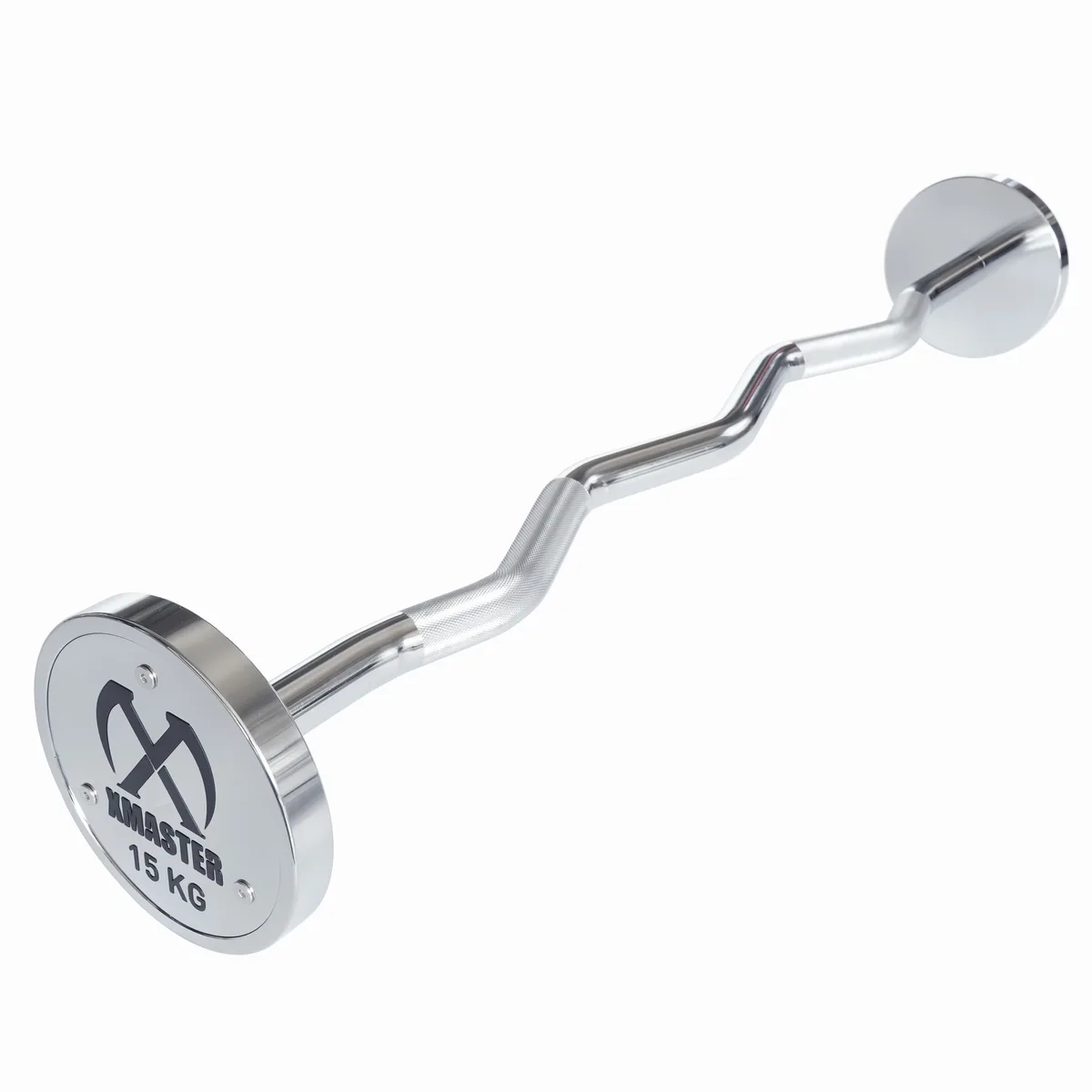 Xmaster XMASTER Chromed Weight Curl Steel Fixed Barbell
