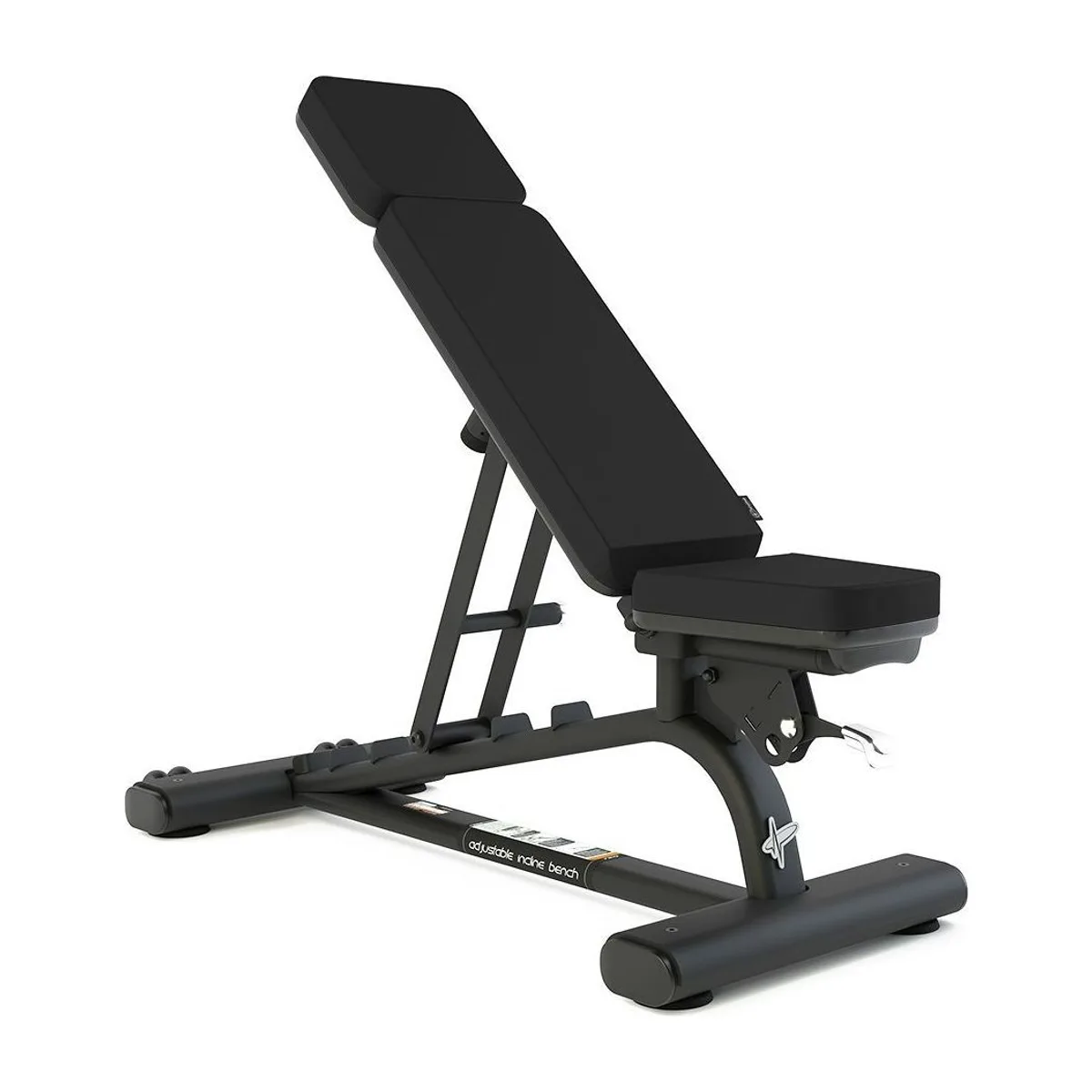 Pulse Fitness UK Club Line Adjustable Incline Bench (Black Upholstery)