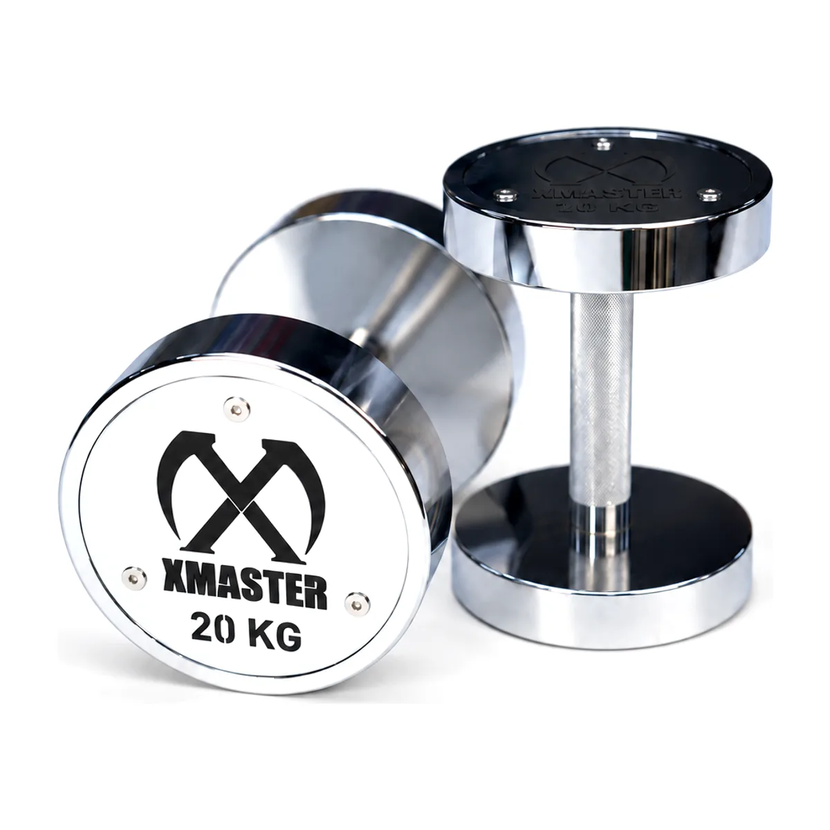 Xmaster Chrome Fixed Steel Dumbbells (SET)