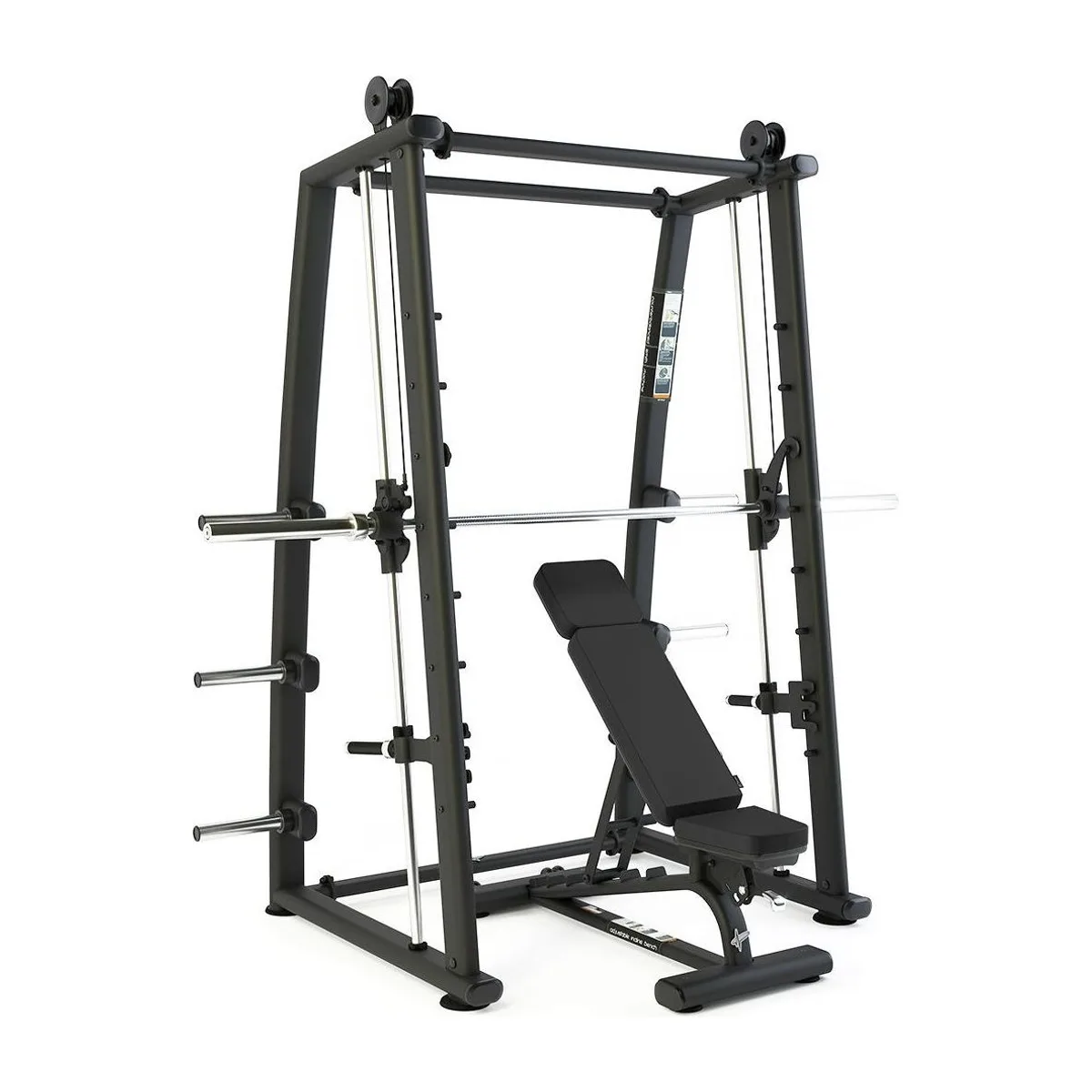 Pulse Fitness UK Club Line Counterbalanced Smith Machine (Black Upholstery)